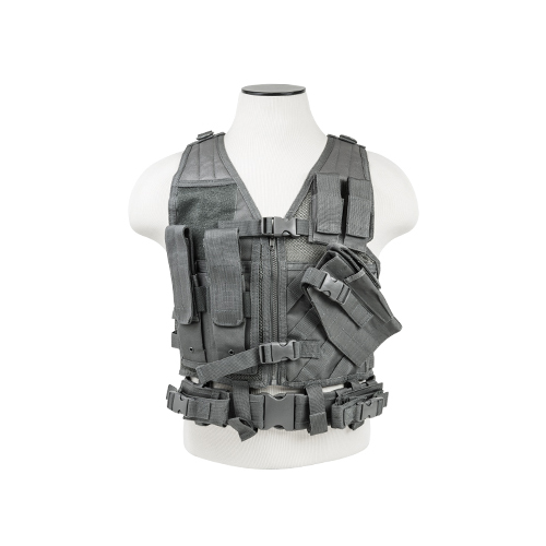 Ncstar Urban Gray Smaller Size Tactical Vest Ncstar Urban Gray Smaller Size Tactical Vest