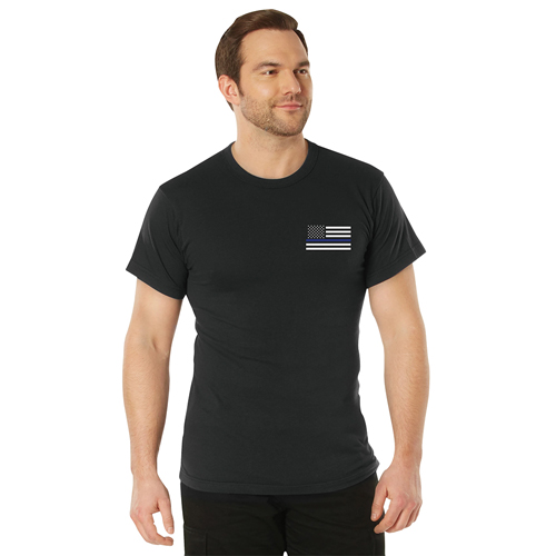 Honor and Respect 2-Sided Thin Blue Line Flag T-Shirt Honor and Respect 2-Sided Thin Blue Line Flag T-Shirt