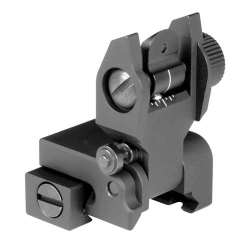 AR Low Profile Automatically Locks Flip Up Sight
