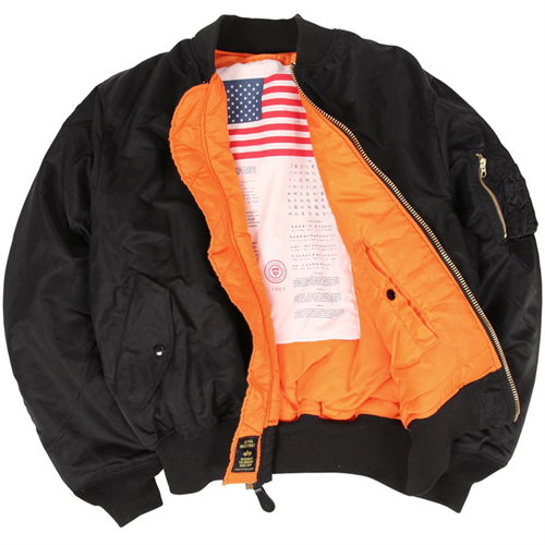 Alpha Mens Ma-1 Blood Chit Jacket