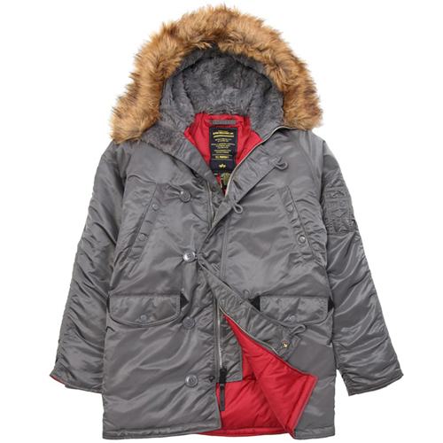 Alpha Mens Slim Fit N-3B Parka
