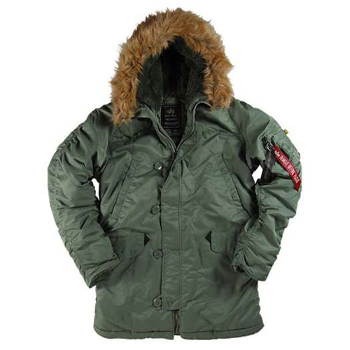 Alpha Mens Slim Fit N-3B Parka