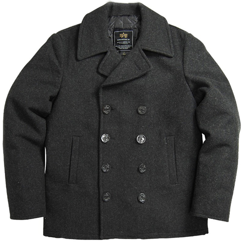 Alpha Mens USN Pea Coat