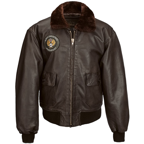 Alpha Mens G-1 55Th Anniversary Leather Jacket