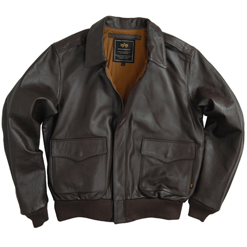 Alpha Mens A-2 Horsehide Leather Jacket