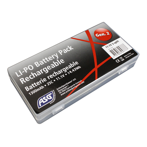 11.1V 1300mAh LiPO Split Cell Battery