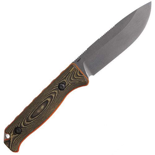 Benchmade Saddle Mountain Orange Fixed Knife
