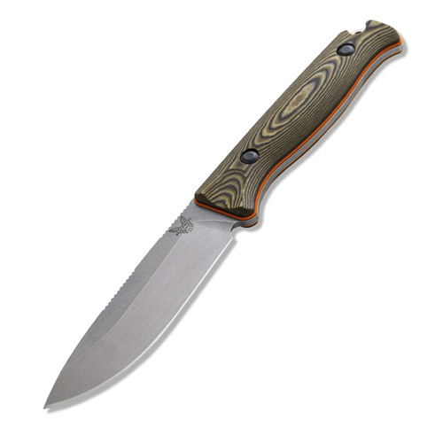 Benchmade Saddle Mountain Orange Fixed Knife