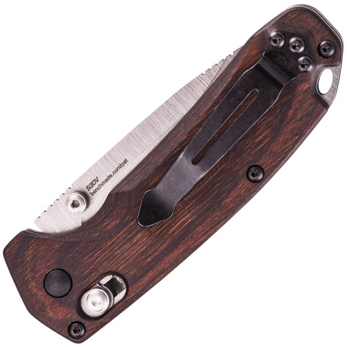 Benchmade Hunt North Fork 15031 Plain Edge Blade Folding Knife