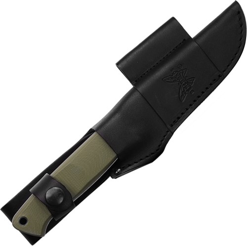 Benchmade Bushcrafter Fixed Knife w/Stonewashed Handle