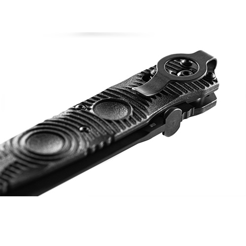 Benchmade 391BK Socp Tactical Blade Plain Edge Folding Knife - Black