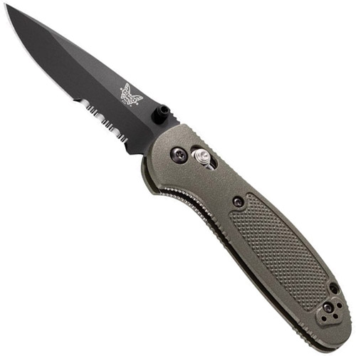 Benchmade Mini Griptilian 556 Drop-Point Blade Folding Knife