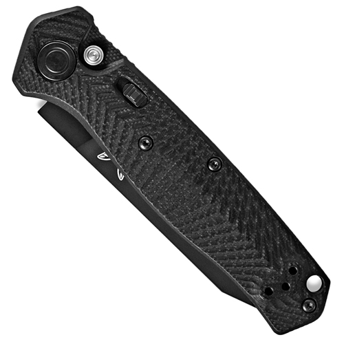 Benchmade 8551BK Mediator Plain Edge Blade Folding Knife