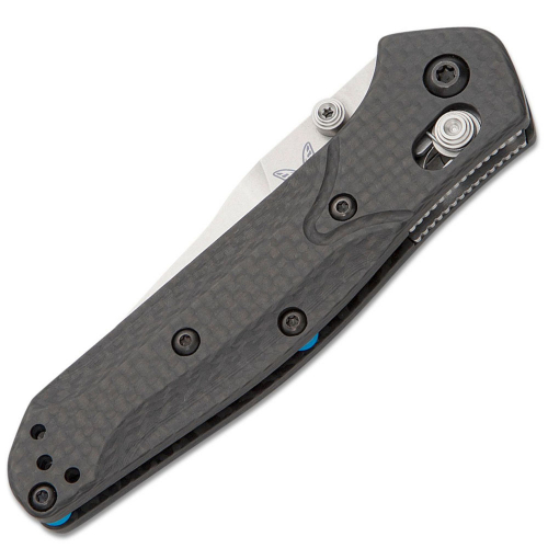 Benchmade Mini Osborne Folding Knife W/ Carbon Fiber Handle