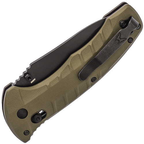 Benchmade Turret 980 G-10 Handle Folding Blade Knife