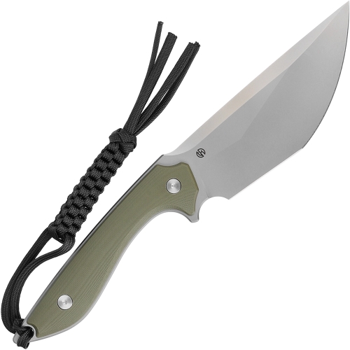 Explorer Concept 22 Fixed Knife - OD Green G10 Handle - Silver Blade 