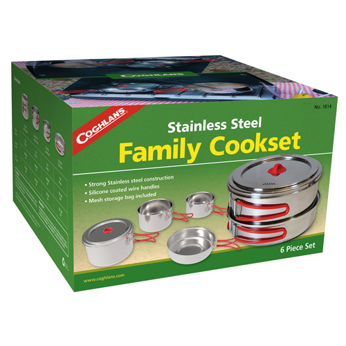 Coghlans Stainless Steel Family Cookset
