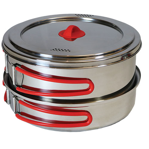 Coghlans Stainless Steel Family Cookset