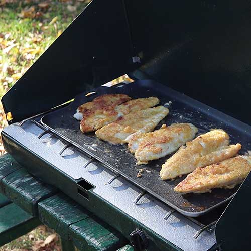 Coghlans 7640 Non-Stick Two Burner Griddle