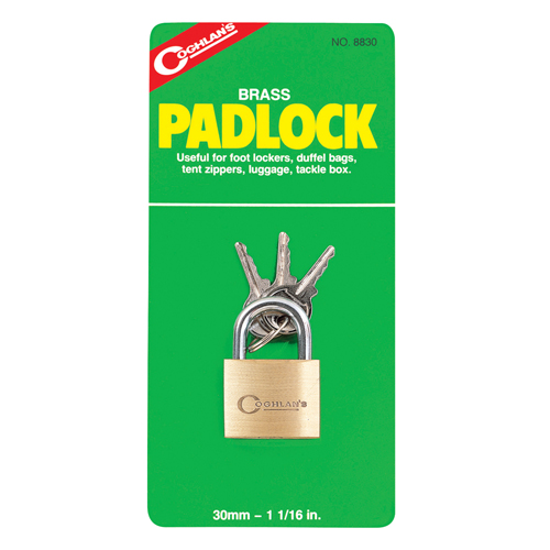 Coghlans 8830 Brass 30Mm Padlock
