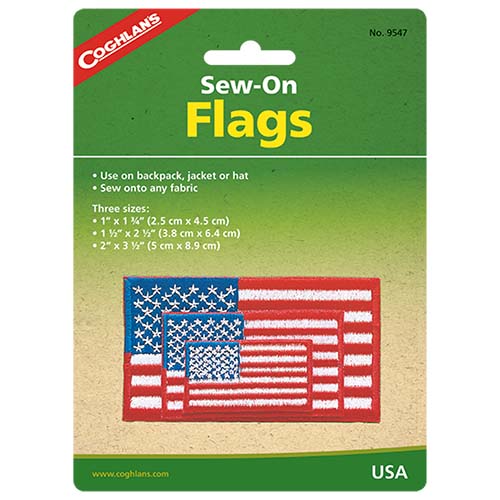 Coghlans 9547 Sew-On U.S.A. Flags