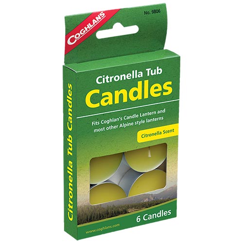 Coghlans 9806 Citronella Tub Candles