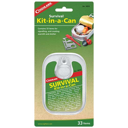 Coghlans 9850 Survival Kit-In-A-Can