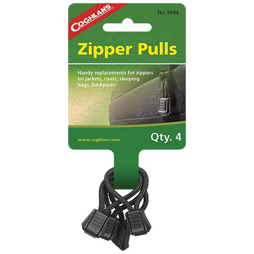 Coghlans 9944 Zipper 4 Pack Pulls