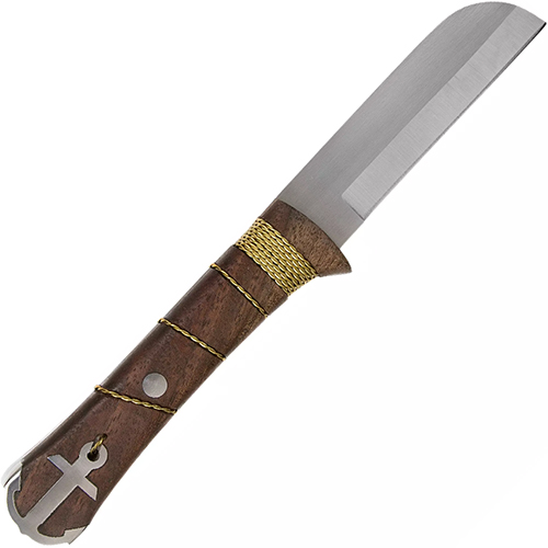 Ocean Raider Walnut Handle Fixed Knife