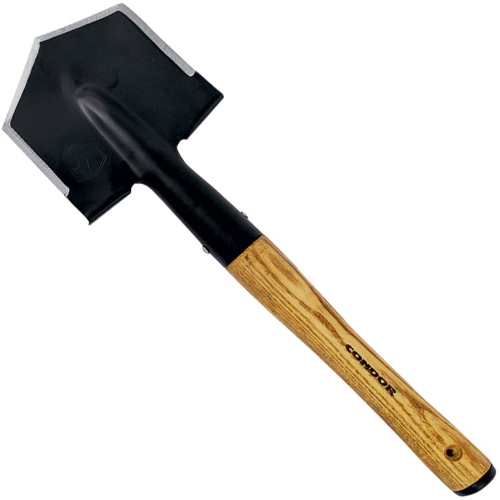 High-quality Wilderness Survival Shovel with hickory handle. Essential for survival situations. 