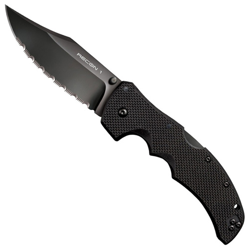Recon 1 CTS XHP Steel Clip Point Folding Blade Knife 