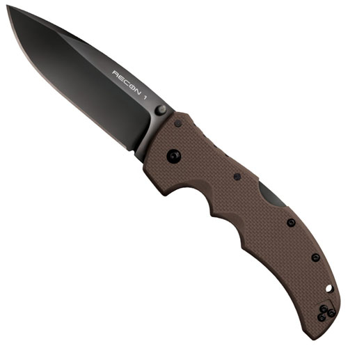 Cold Steel Recon 1 Folding Knife - Dark Earth