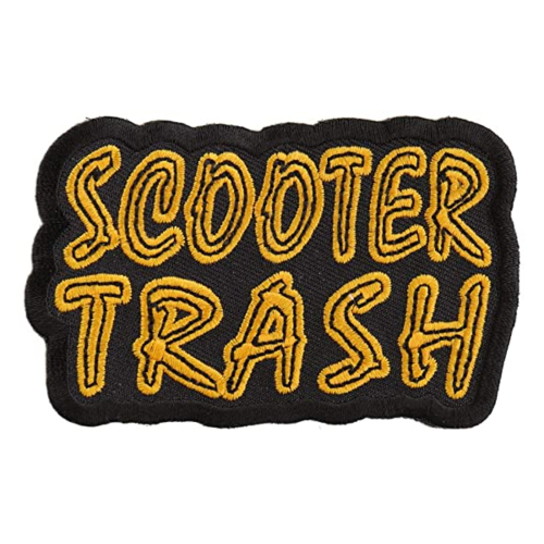 Scooter Trash Fun Biker Patch
