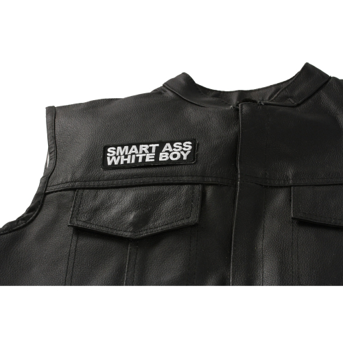 Smart Ass White Boy 4x1.25 Inch Patch