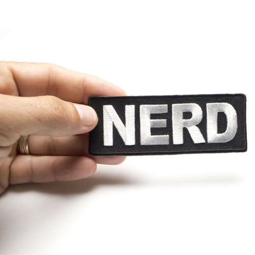 Nerd Funny Iron-on Patch