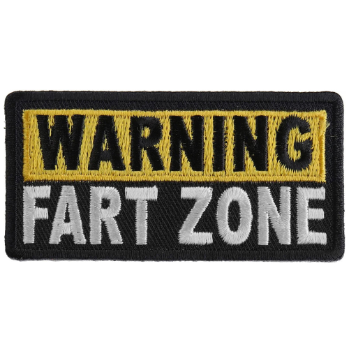 Cheap Place Warning Fart Zone Patch
