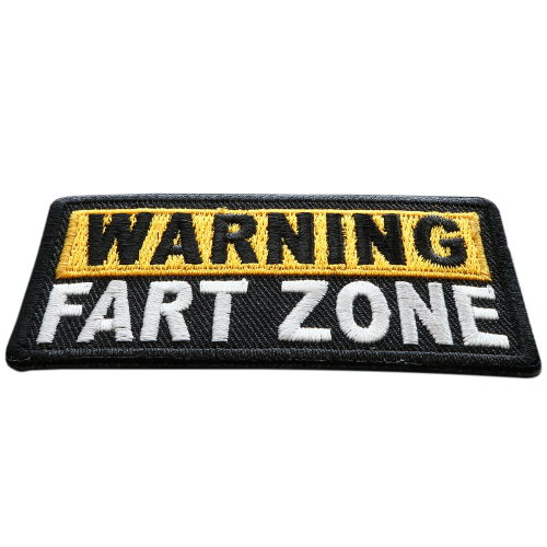 Cheap Place Warning Fart Zone Patch