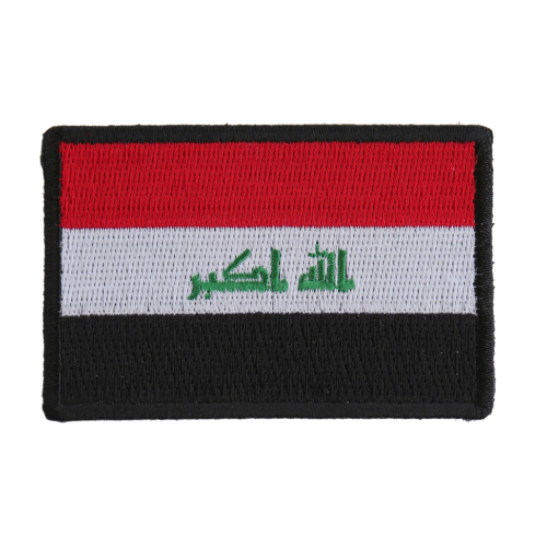 Cheap Place Rayon Thread Synthetic Flag Patch