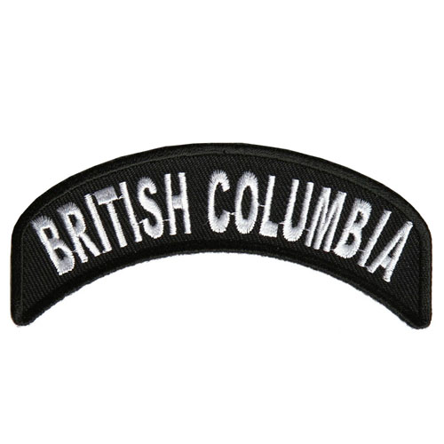 British Columbia State Patch 4x1.75 Inch