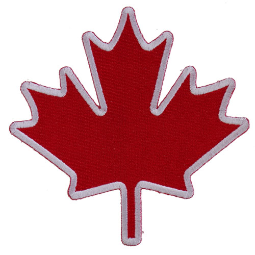 4x4 Inch Canada Maple Leaf Patch