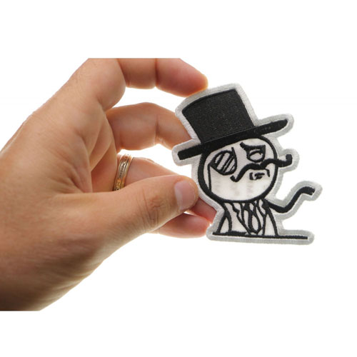 Like A Sir Embroidered Patch 3x3.25 Inch