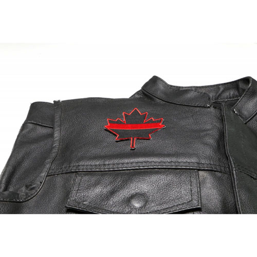 Canadian Maple Embroidered Leaf Patch