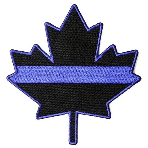 Canadian Maple Embroidered Leaf Patch