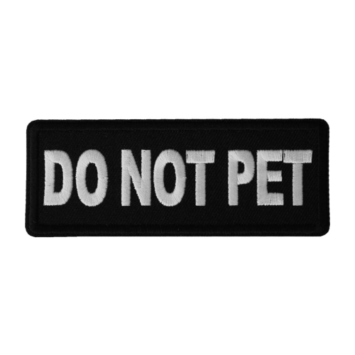 Do Not Pet Patch
