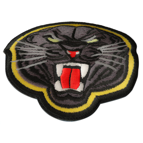 Black Jaguar Embroidered Patch