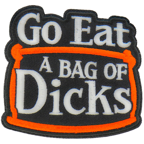 Go Eat Twill Fabric Patch