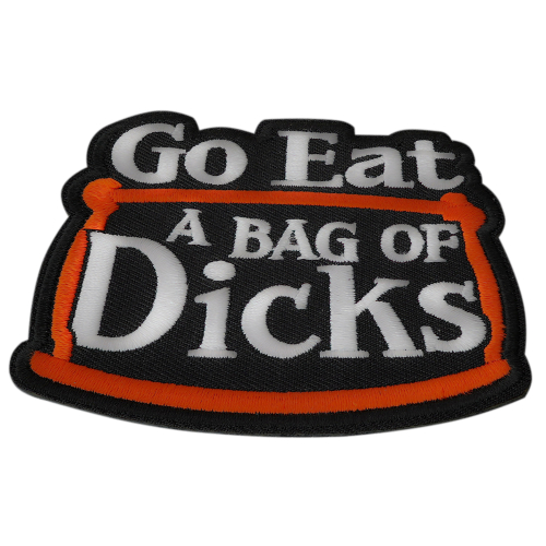 Go Eat Twill Fabric Patch
