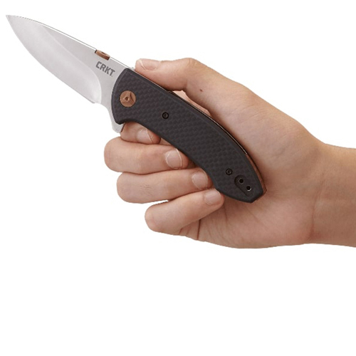 CRKT Avant Satin Plain Blade Folding Knife