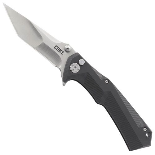 CRKT Tighe Tac Button Lock Folding Blade Knife