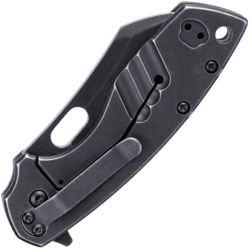 Pilar Large Folding Knife - Plain Edge - Black